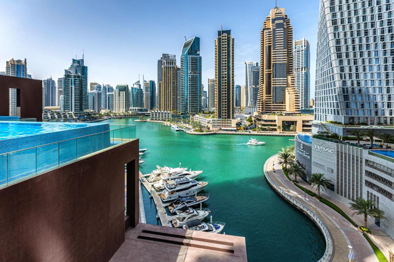 Luxury Apartment In Marina Gate Jumeirah Living Dubaj Kültér fotó